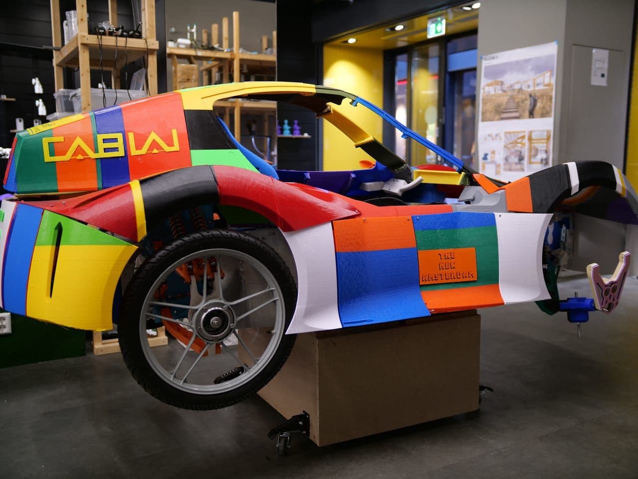 Yggdrasil MC — 3D printed electric micro car